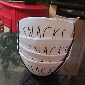 Rae Dunn Snack Bowl Set